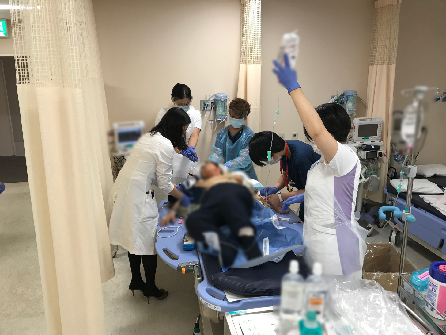 救急・総合診療センター 治療風景の写真